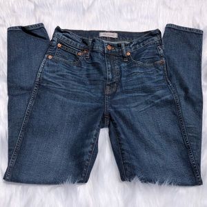 Madewell high rise skinny jeans